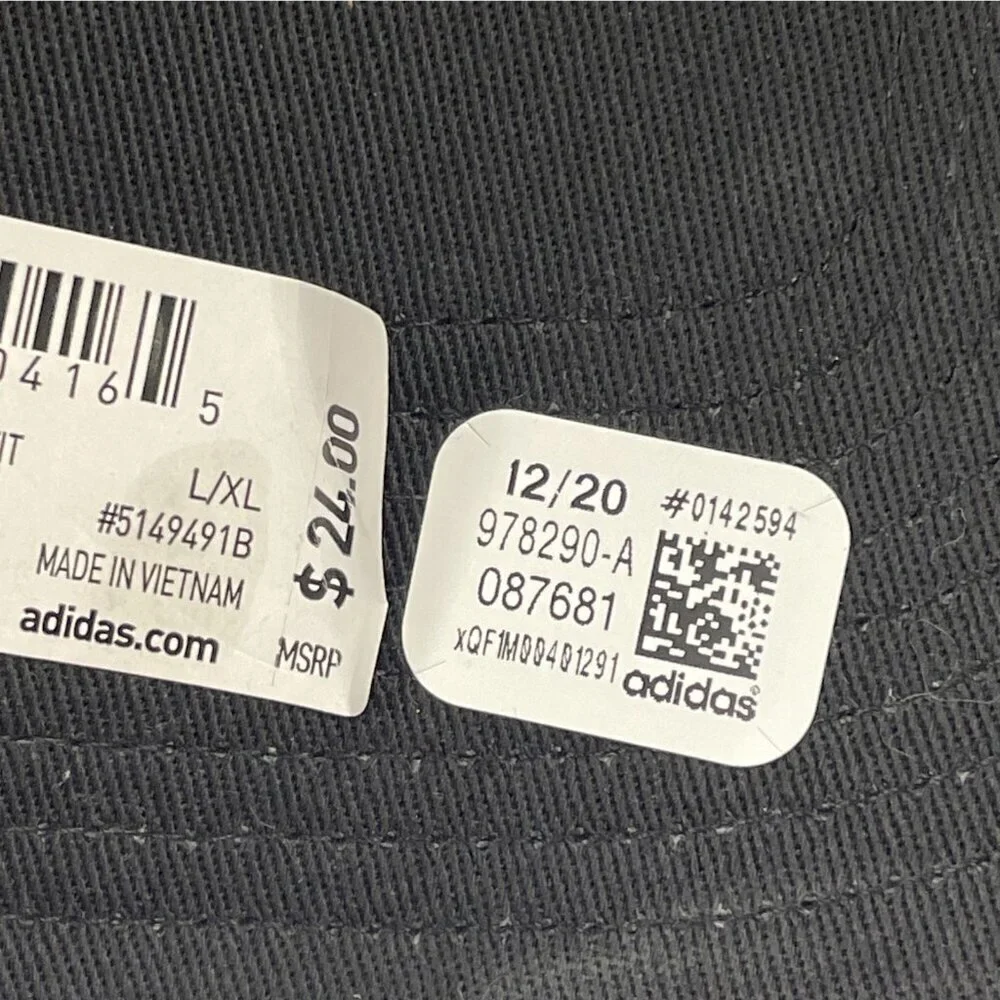 Adidas Aeroready Hat Men’s X/XL Producer Stretch Fit Ball Cap Black/White